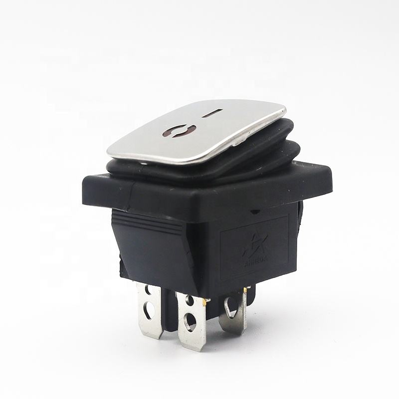 Rocker Switch 6a 250v Red LED